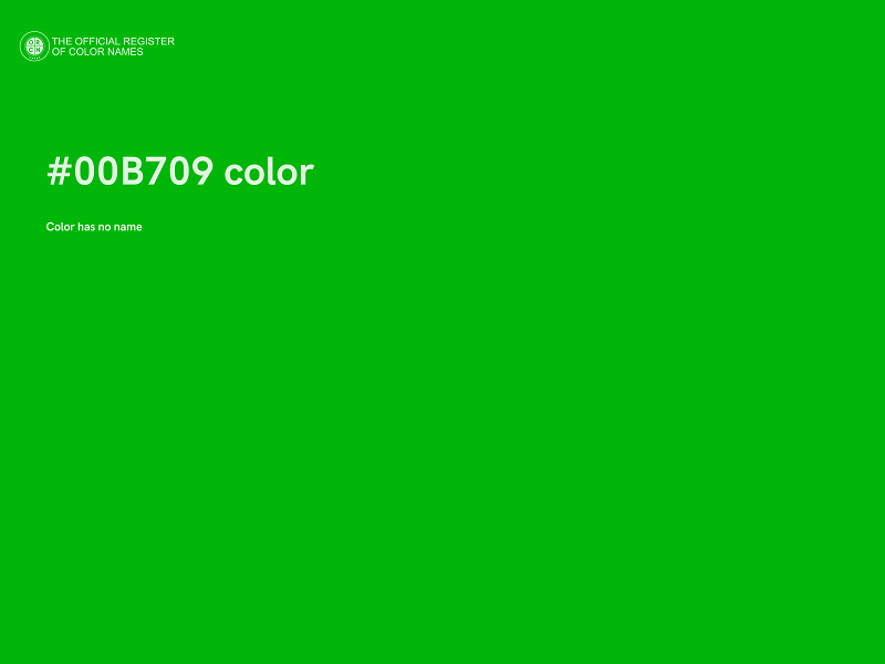 #00B709 color image
