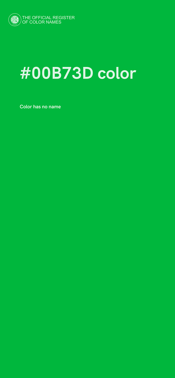 #00B73D color image