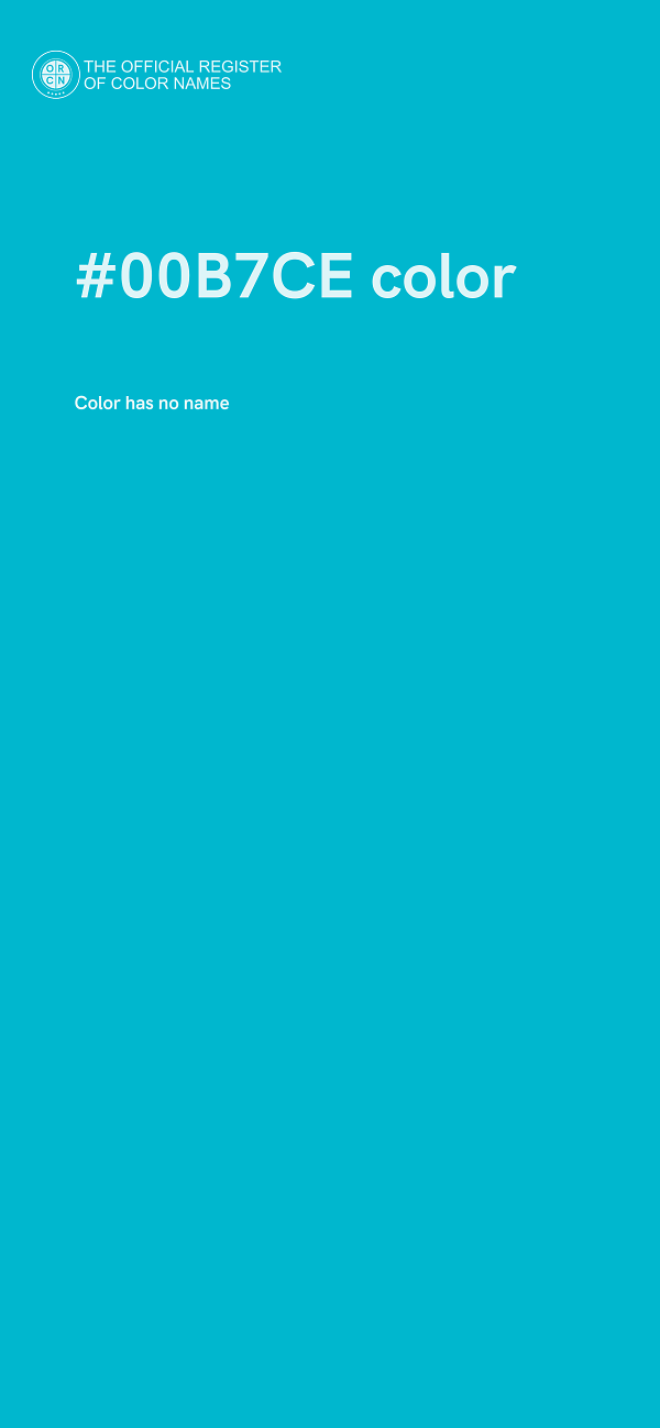 #00B7CE color image