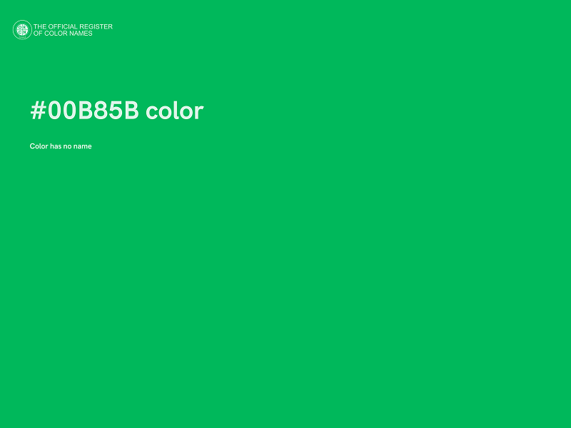 #00B85B color image