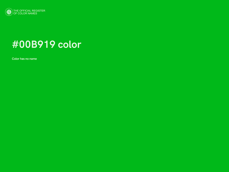 #00B919 color image