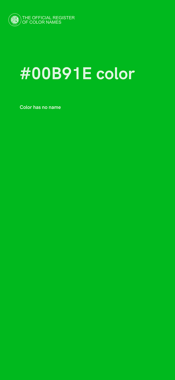 #00B91E color image