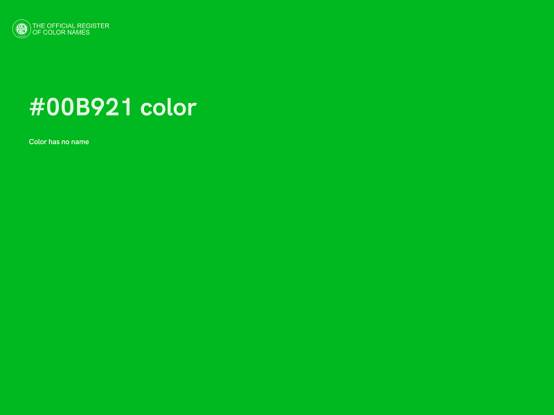 #00B921 color image
