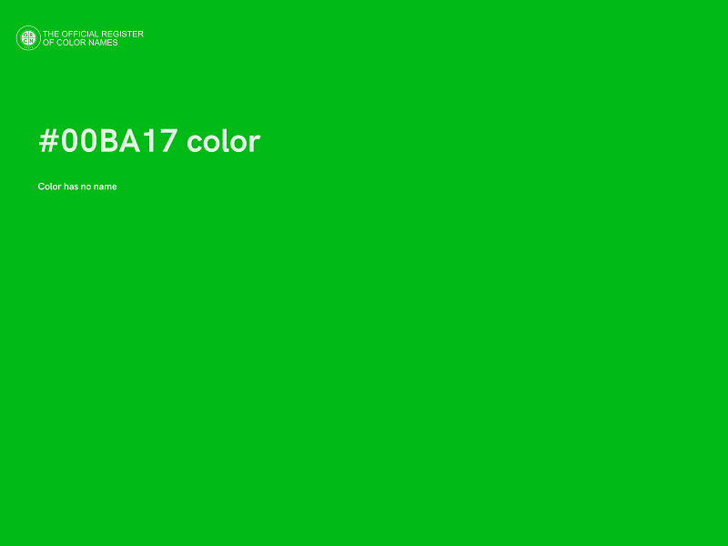 #00BA17 color image