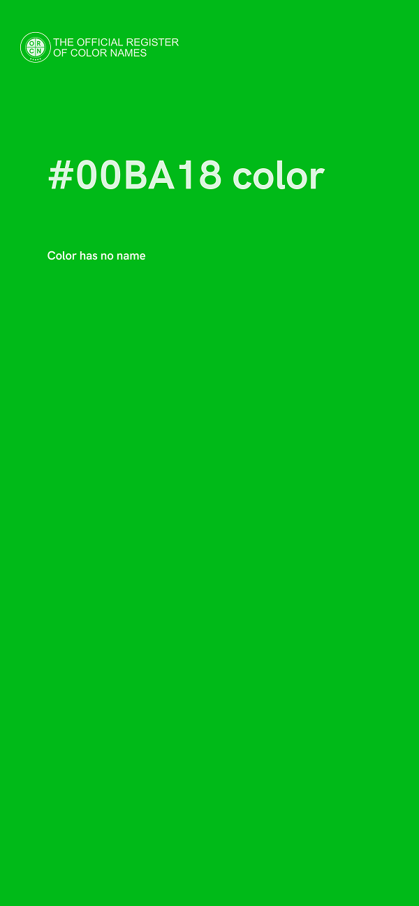 #00BA18 color image