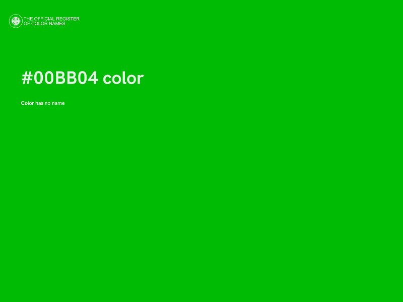 #00BB04 color image