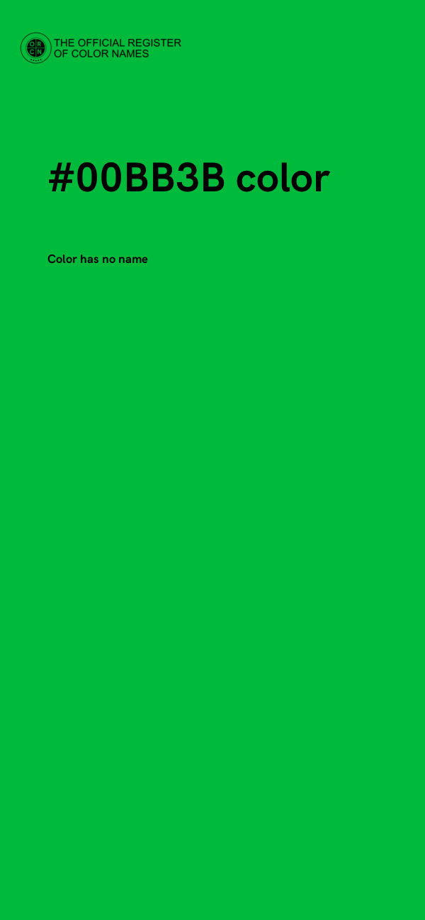 #00BB3B color image