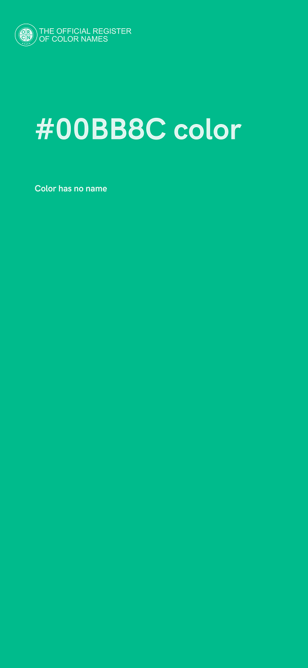 #00BB8C color image