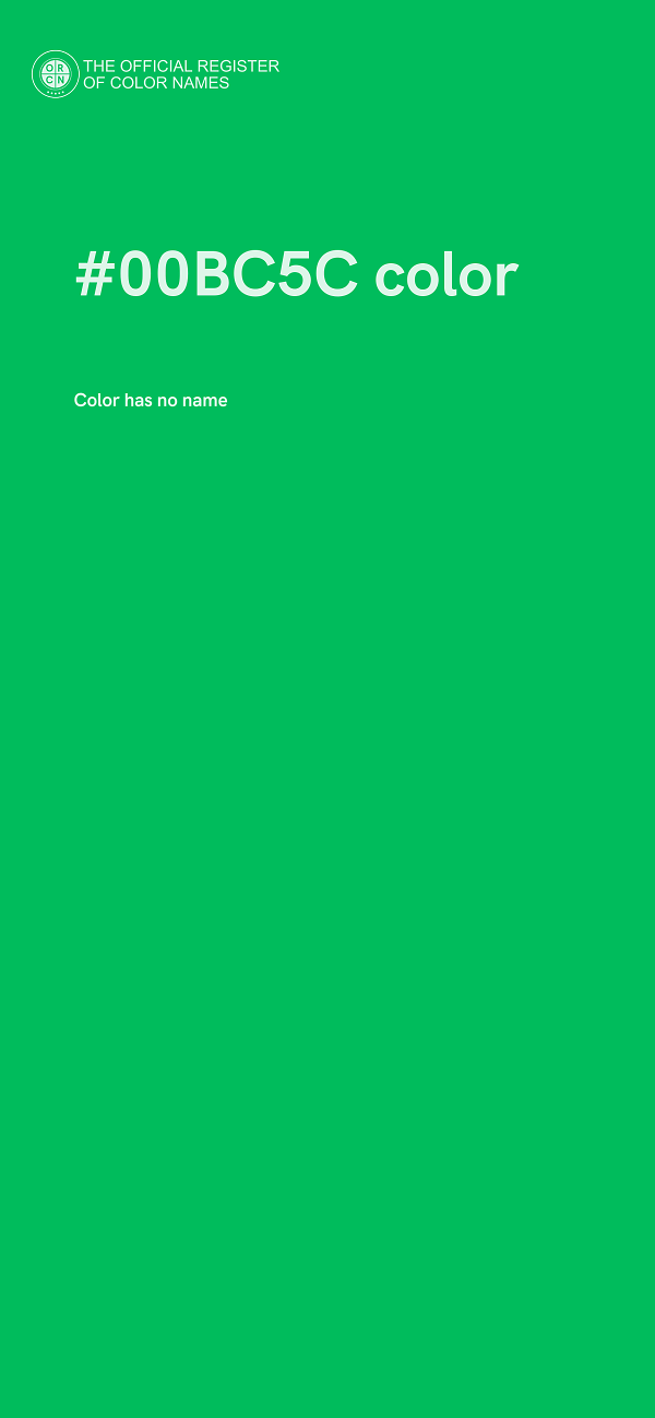 #00BC5C color image