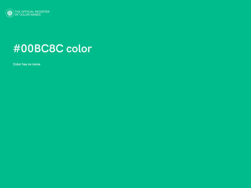 #00BC8C color image