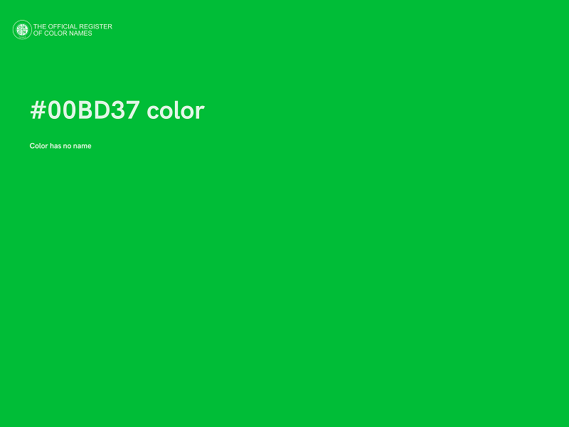 #00BD37 color image