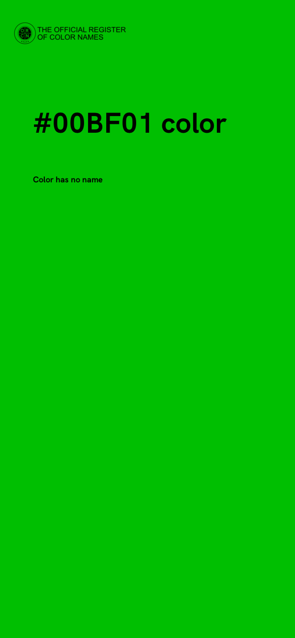 #00BF01 color image