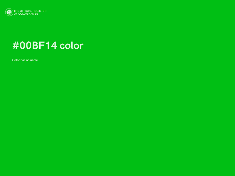 #00BF14 color image