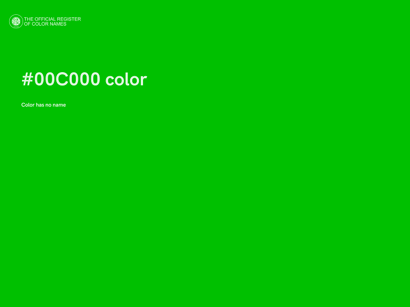 #00C000 color image