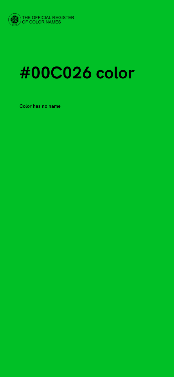 #00C026 color image