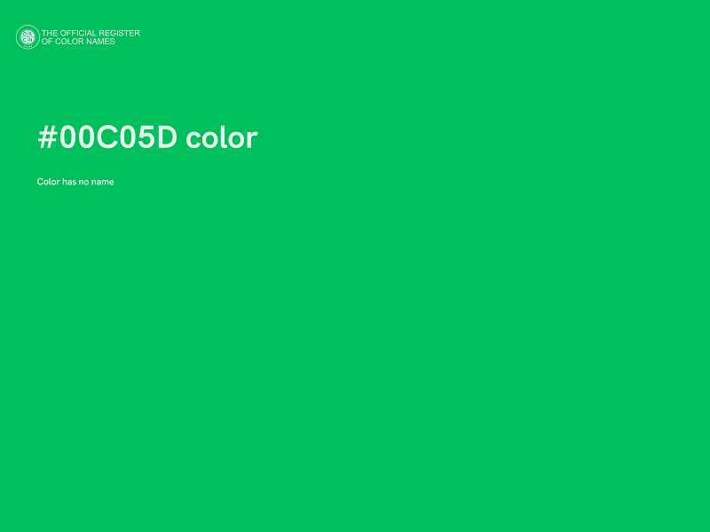 #00C05D color image