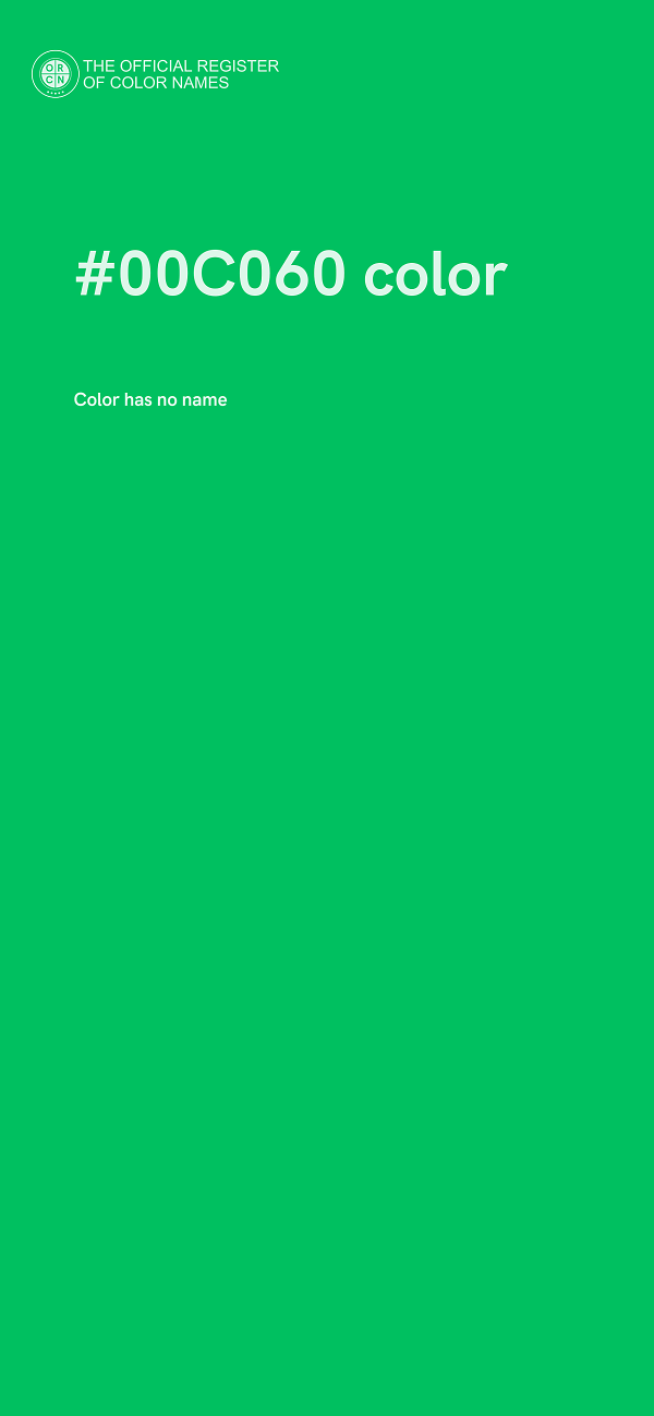 #00C060 color image