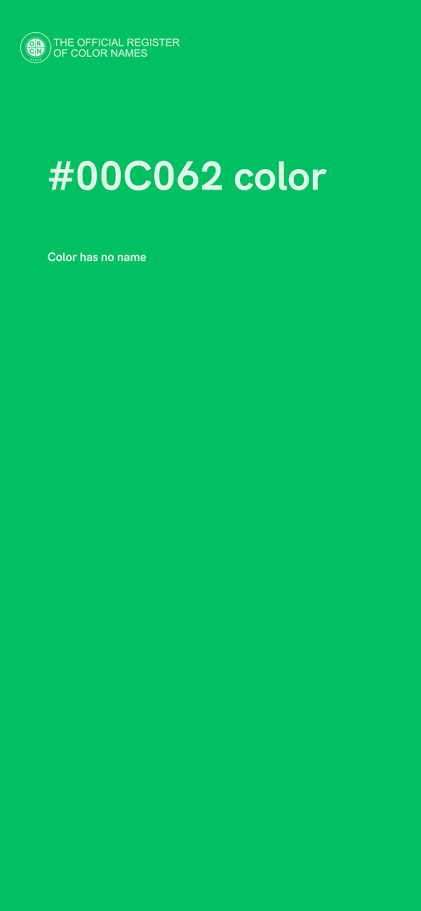 #00C062 color image