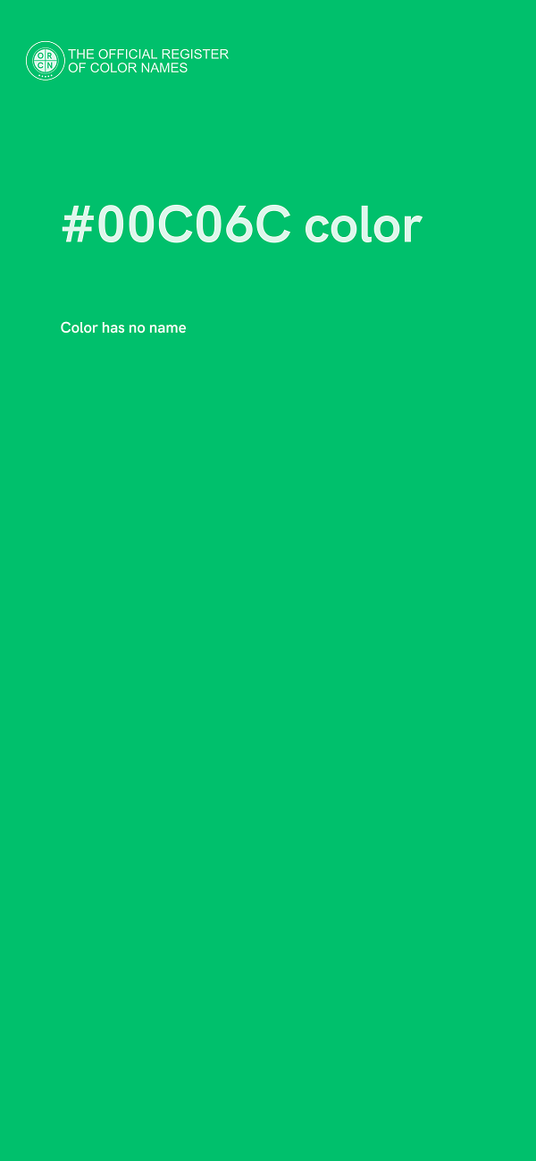 #00C06C color image