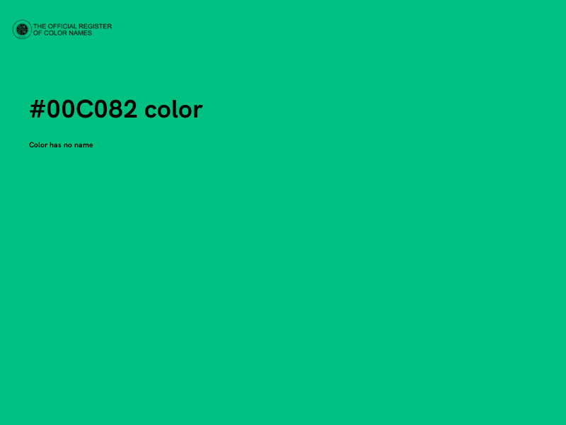 #00C082 color image