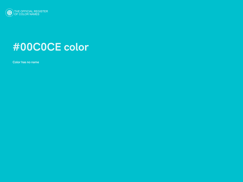 #00C0CE color image