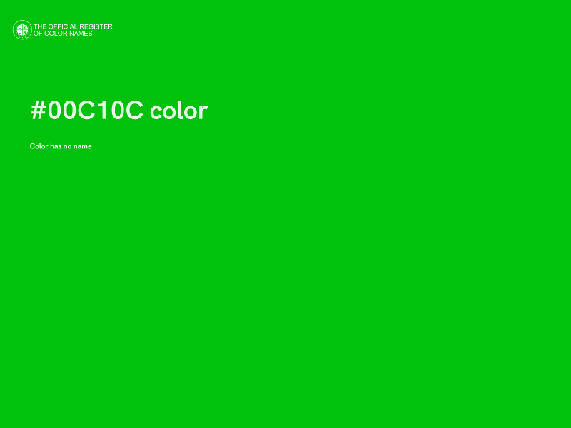 #00C10C color image