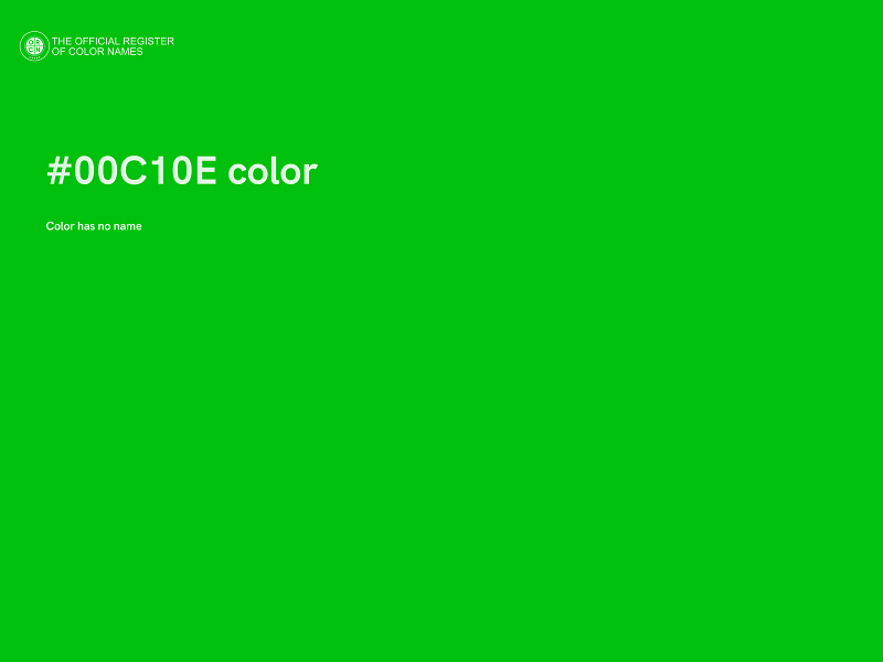 #00C10E color image