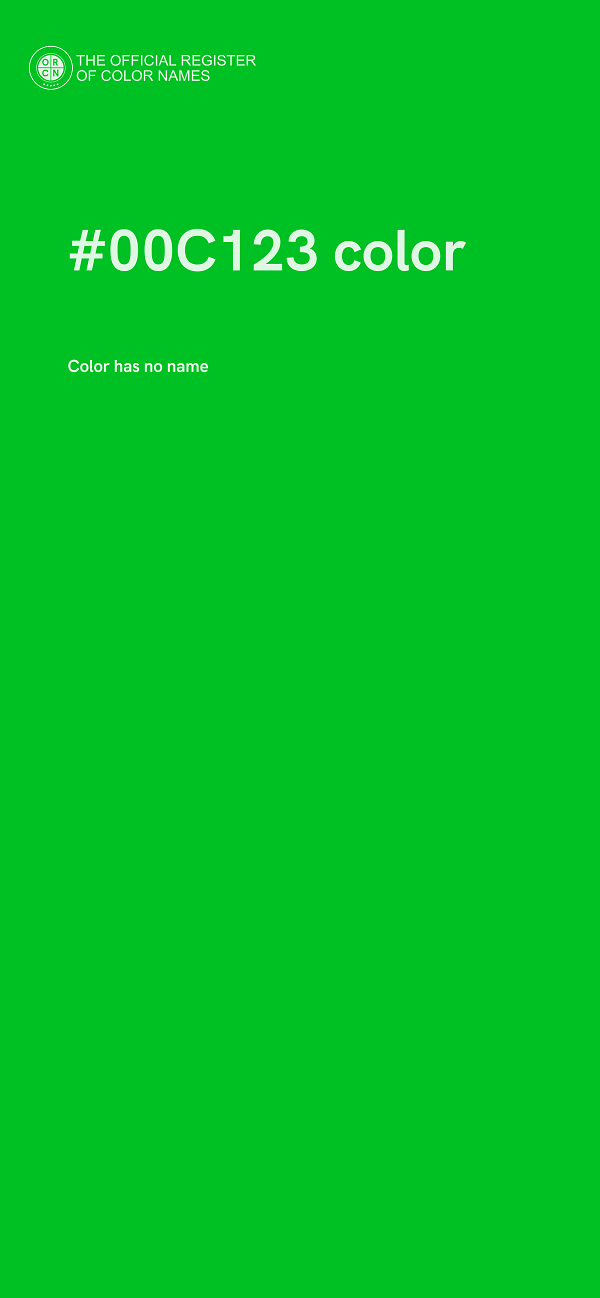 #00C123 color image