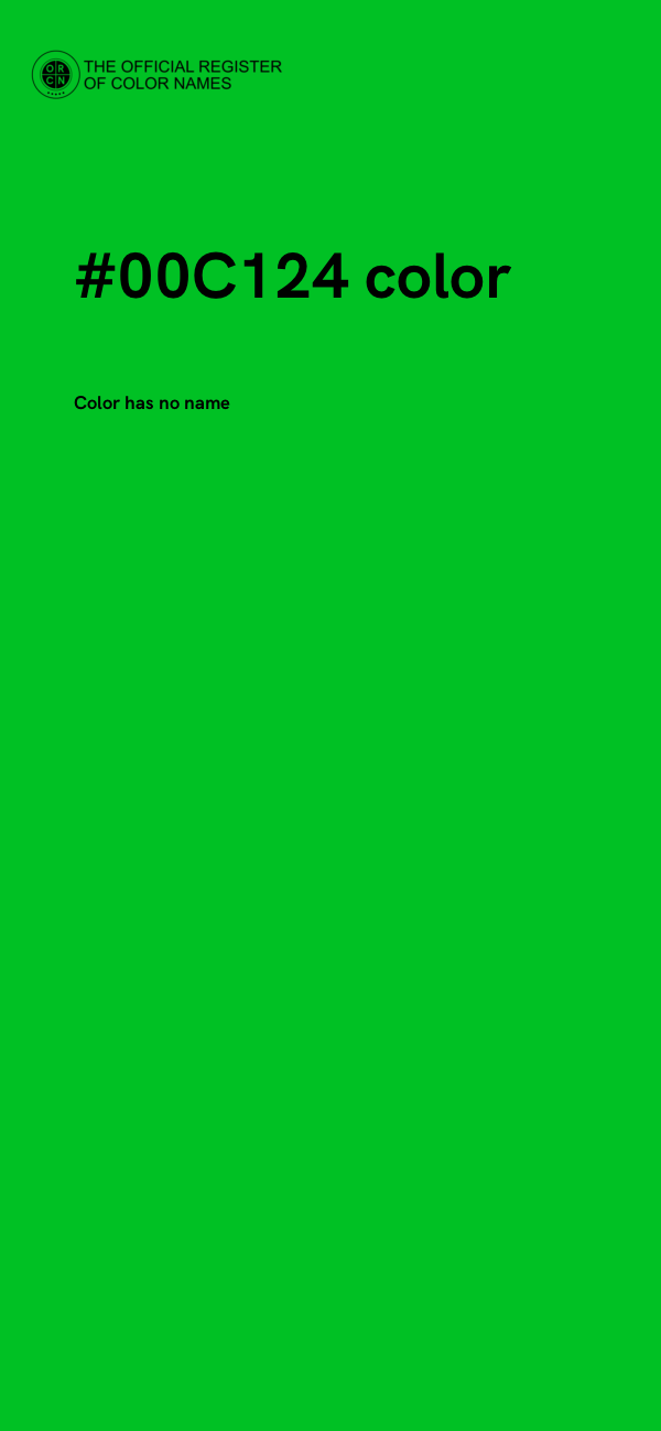 #00C124 color image