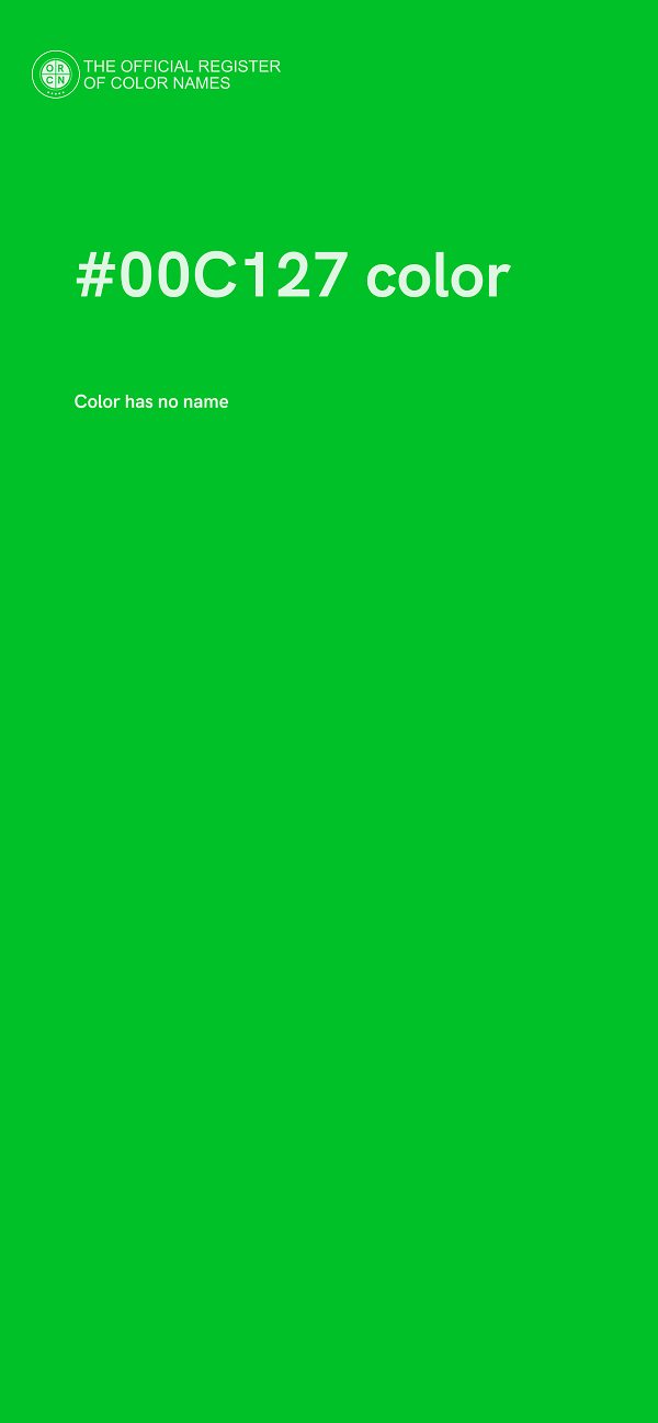 #00C127 color image