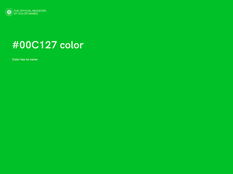 #00C127 color image