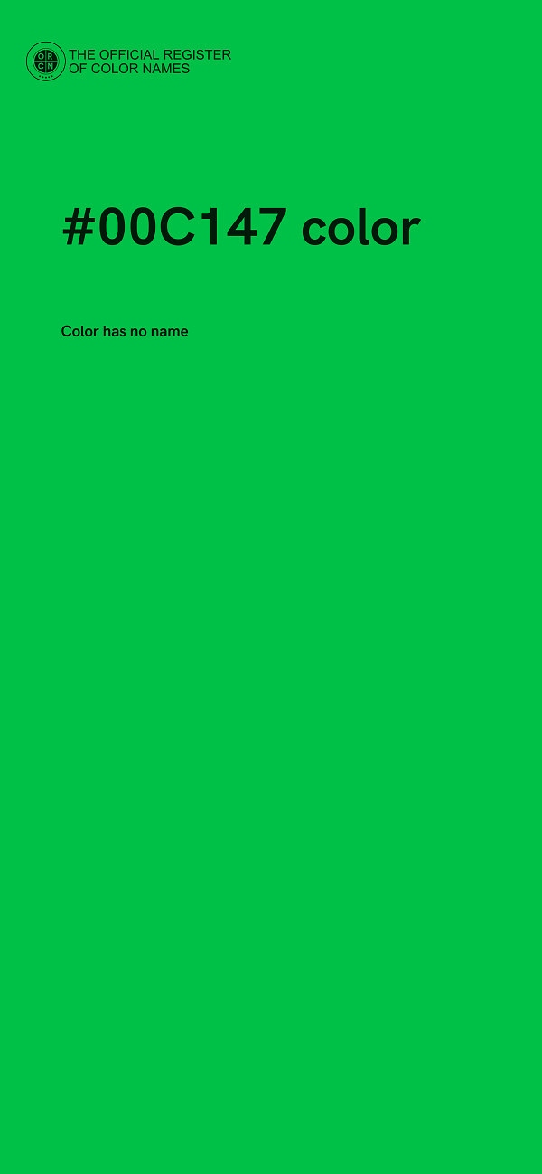 #00C147 color image