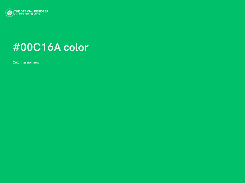 #00C16A color image