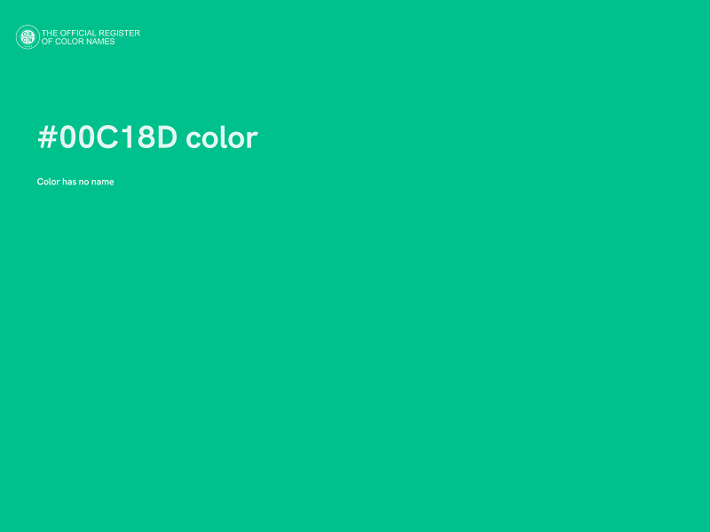 #00C18D color image