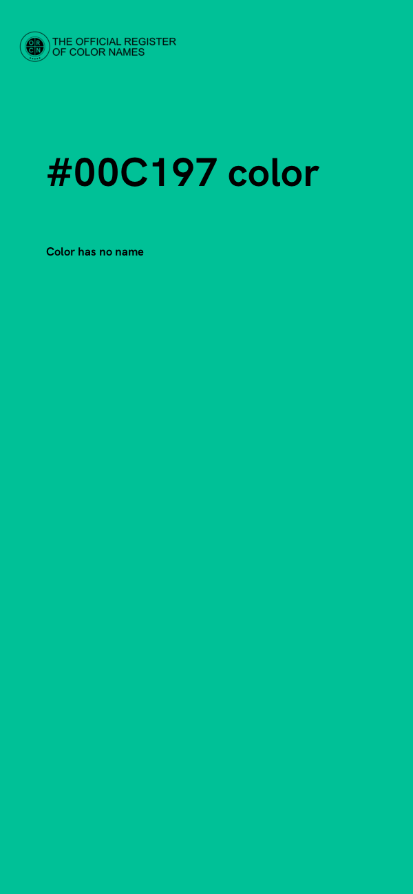 #00C197 color image