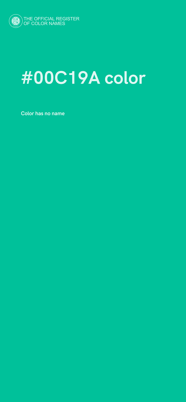 #00C19A color image