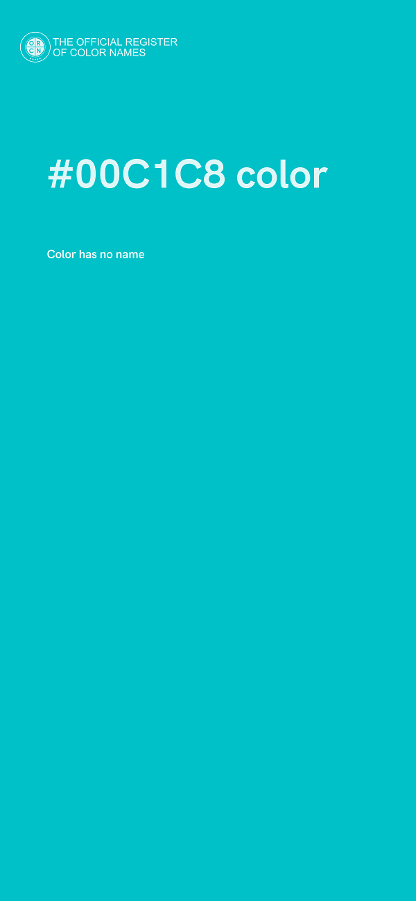 #00C1C8 color image