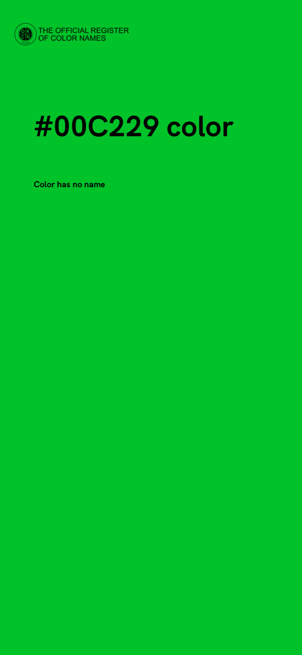 #00C229 color image