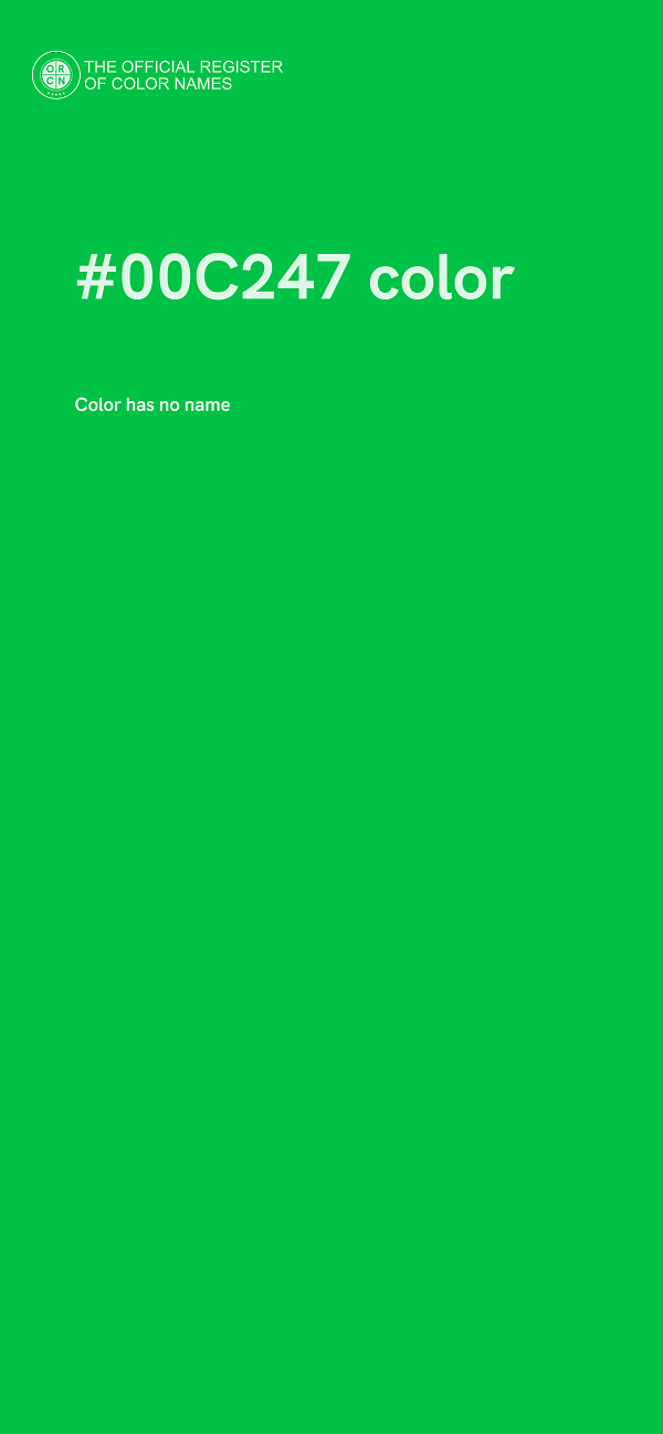 #00C247 color image
