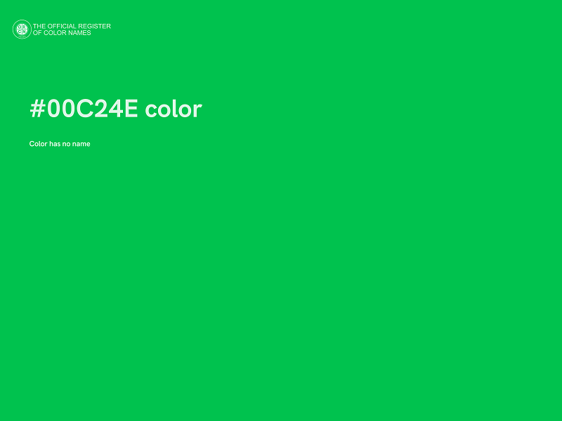 #00C24E color image