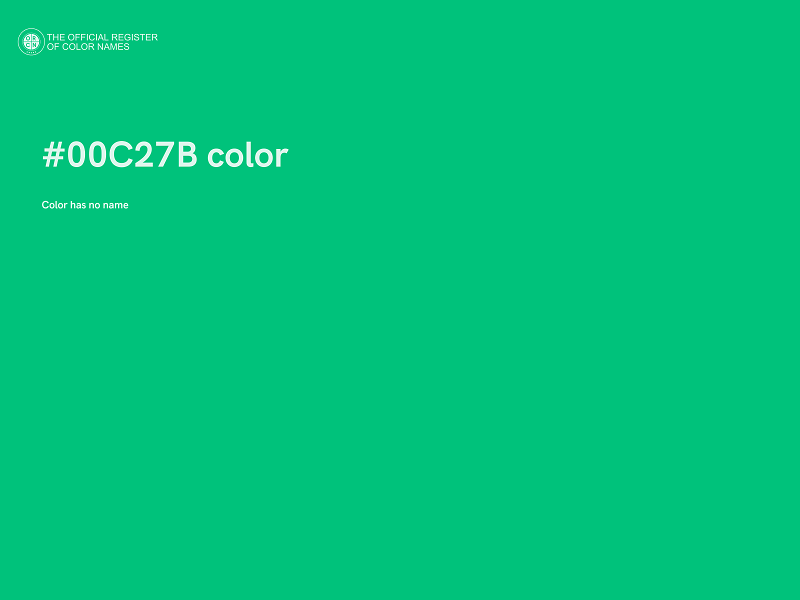 #00C27B color image