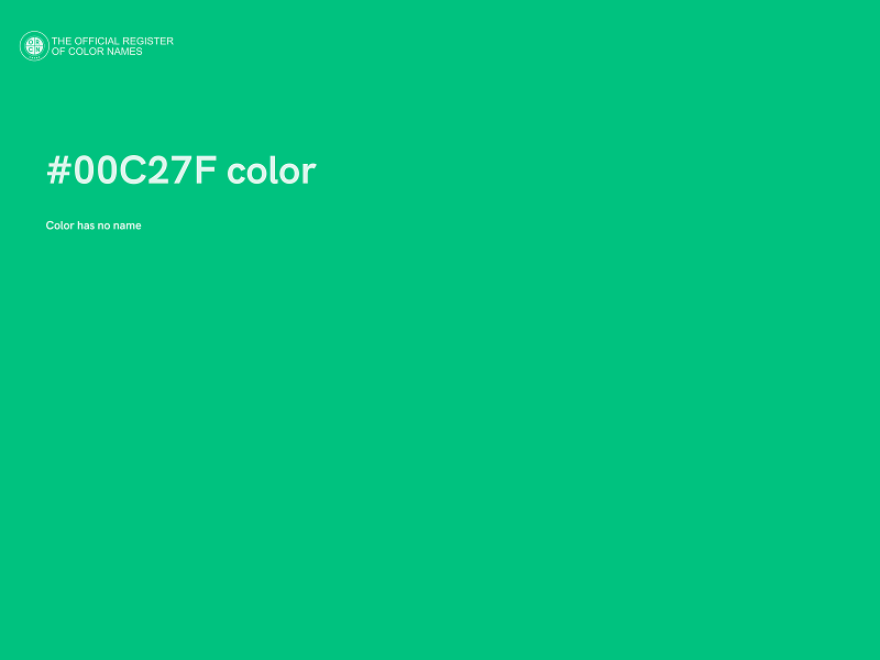 #00C27F color image