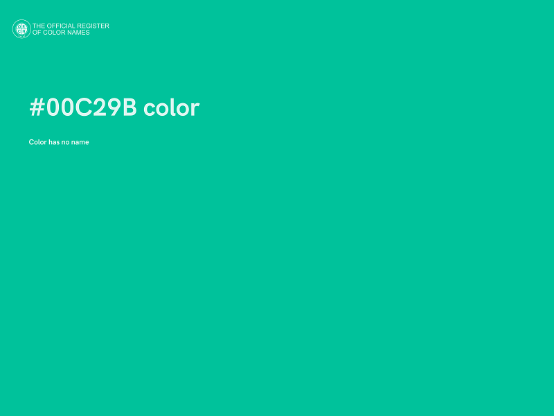 #00C29B color image