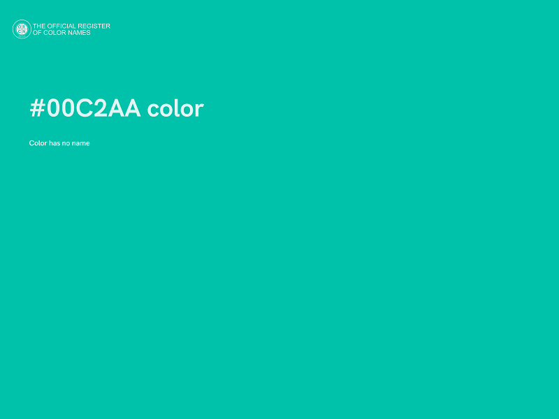 #00C2AA color image