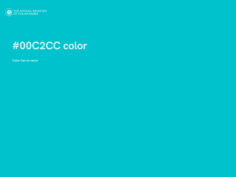 #00C2CC color image