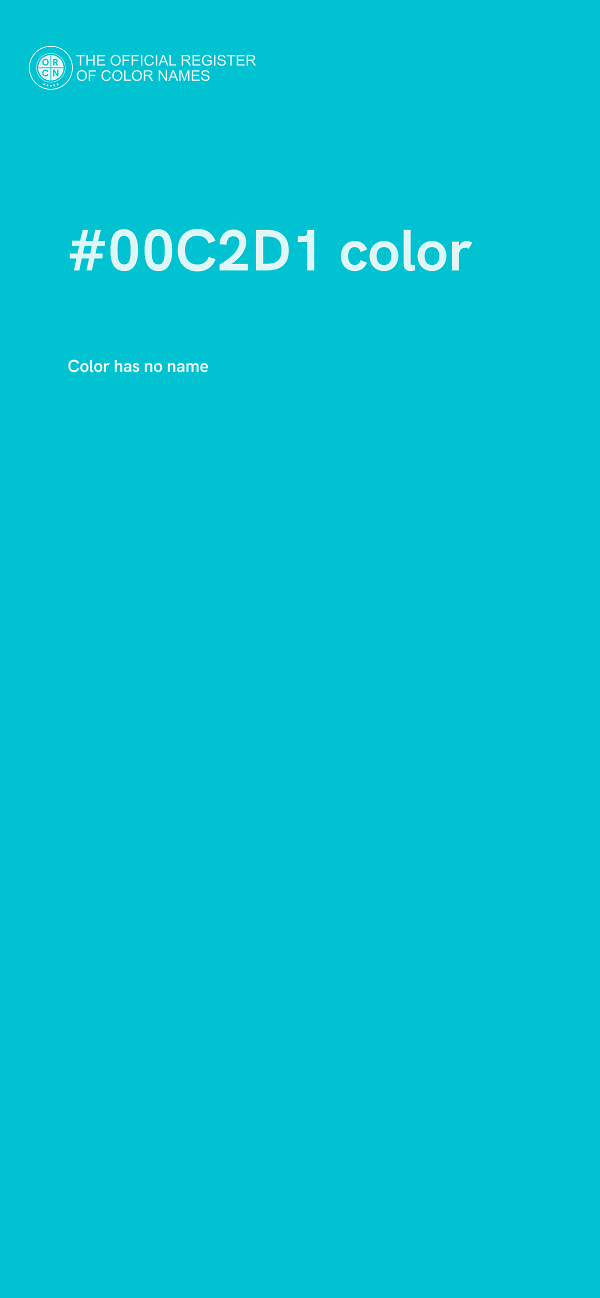 #00C2D1 color image