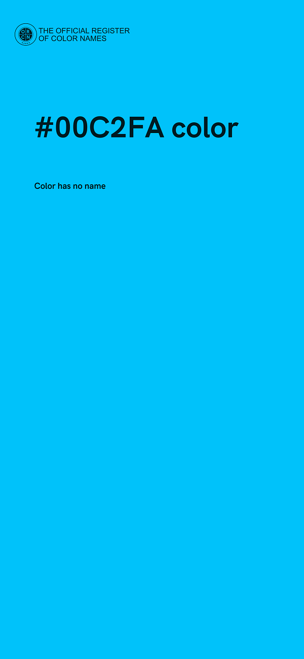 #00C2FA color image