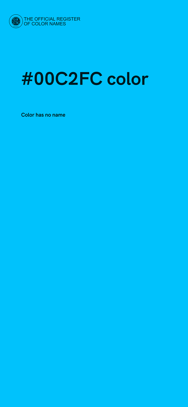 #00C2FC color image