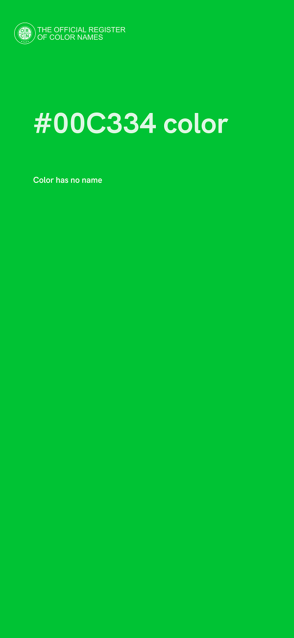 #00C334 color image
