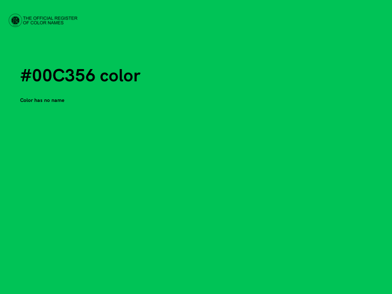 #00C356 color image